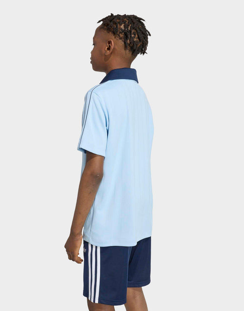 Loose Pinstripe Polo Shirt Junior's