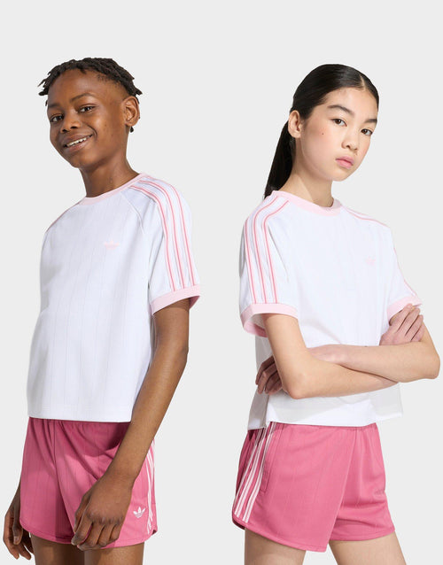 Girls' Poly 3-Stripes T-Shirt