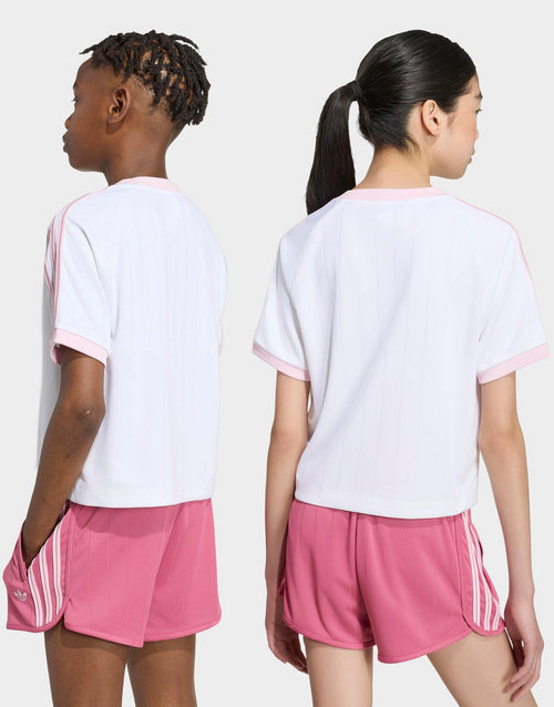 Girls' Poly 3-Stripes T-Shirt