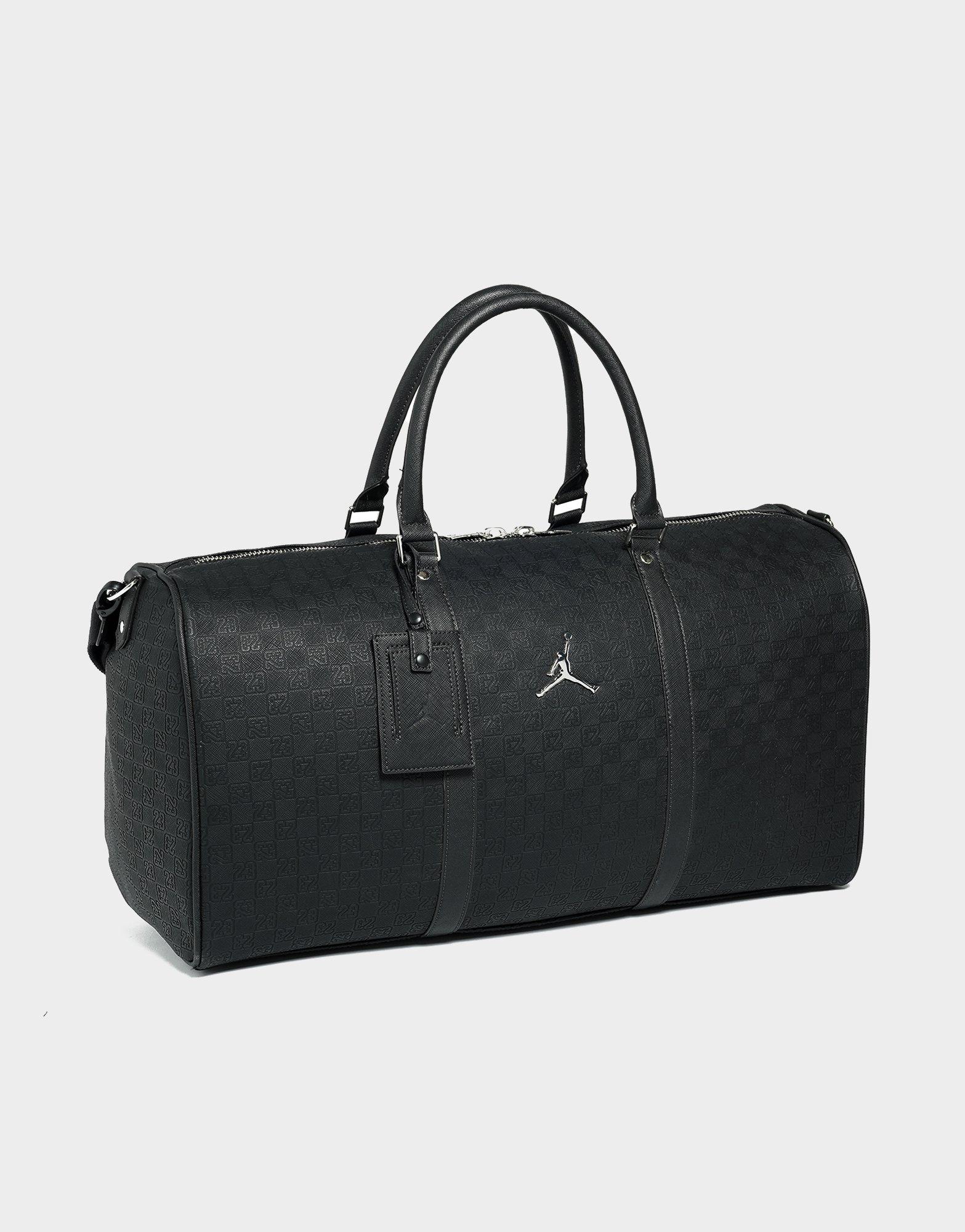 JORDAN MONOGRAM DUFFLE BAG BLACK 黒金 バック - メルカリ
