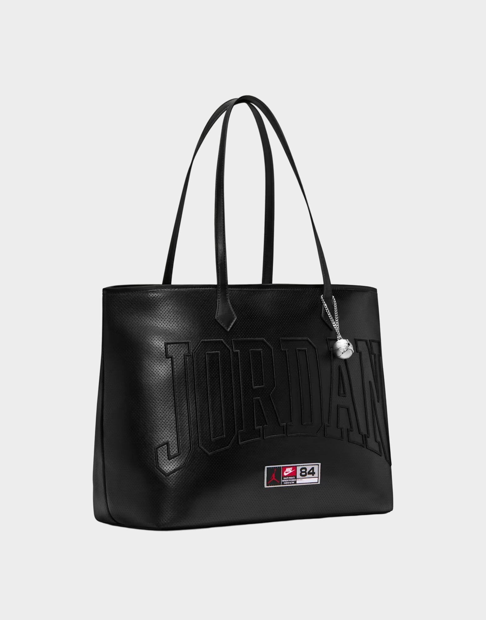 Black Jordan Perforated Tote Bag (30.5L) - JD Sports Singapore