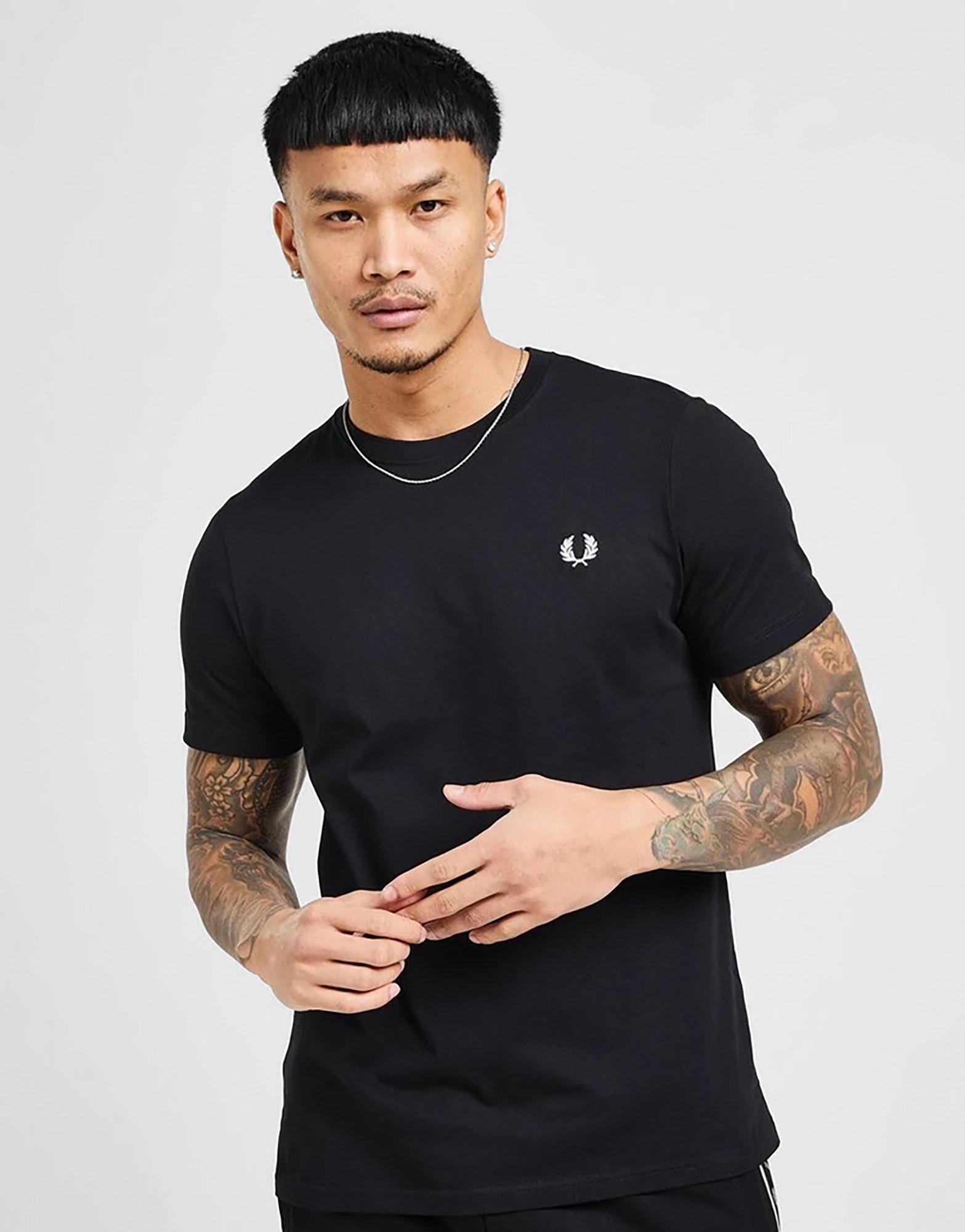 ★FRED PERRY★ Sport Crew Neck T-Shirt Black AFPM2511600102 M1600V_102_V2_BASELINE_FLATFRO