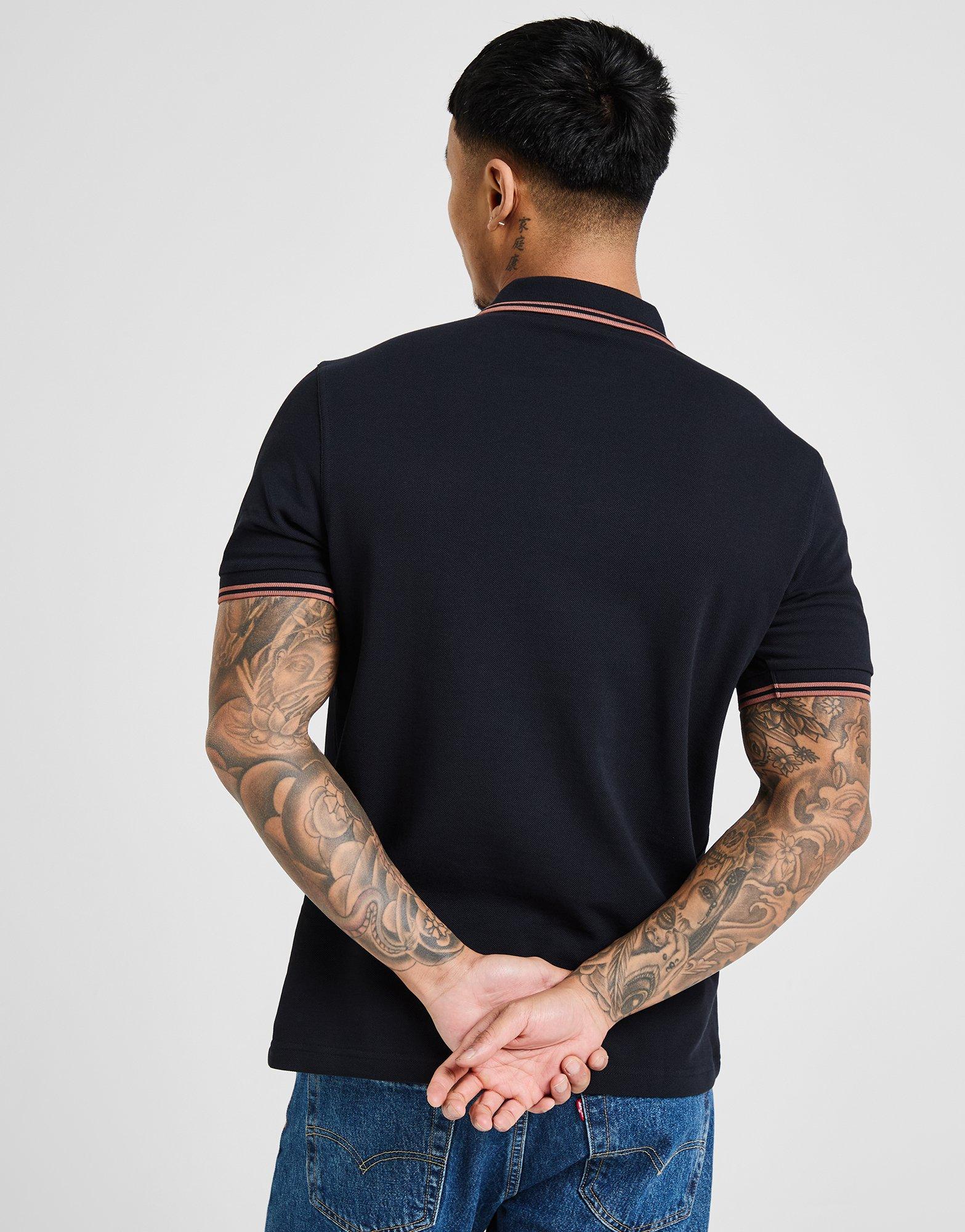 Blue Fred Perry Twin-Tipped Polo Shirt - JD Sports Singapore Blue Fred Perry Twin-Tipped Polo Shirt - JD Sports Singapore