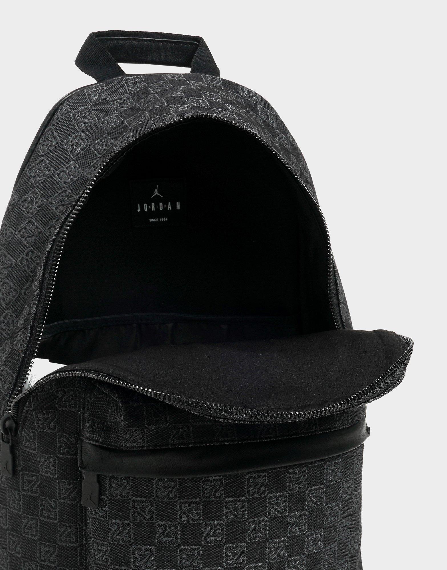 Black Jordan Jam Monogram Backpack - JD Sports Singapore
