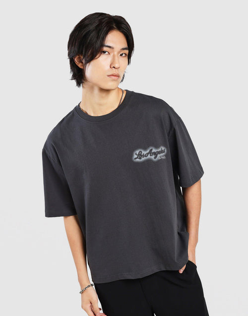 LA Spray Print Box T-Shirt