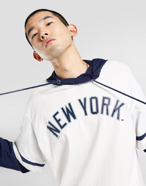 Yankees Mock Layer Hooded T-shirt