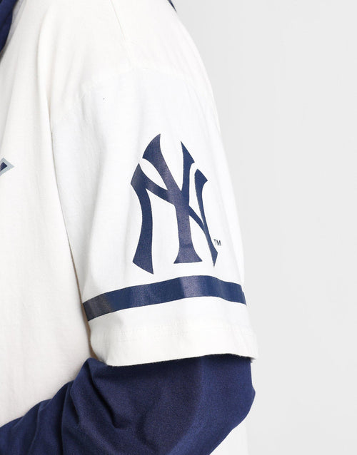 Yankees Mock Layer Hooded T-shirt