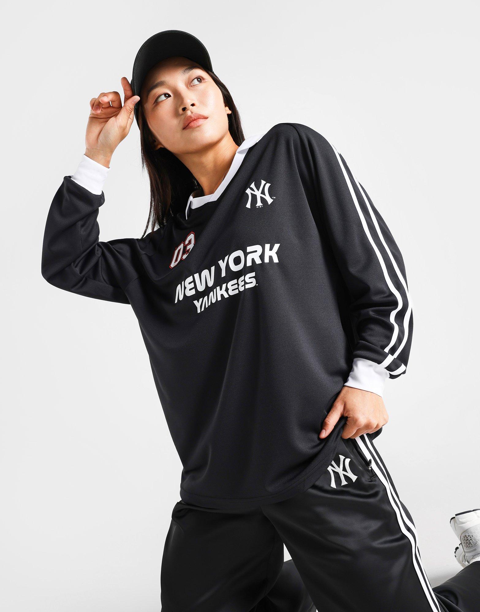 Black Majestic Polo Jersey NY Yankees - JD Sports Singapore