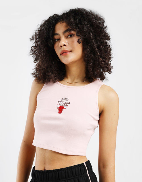 Bulls Cotton Rib Crop Tank