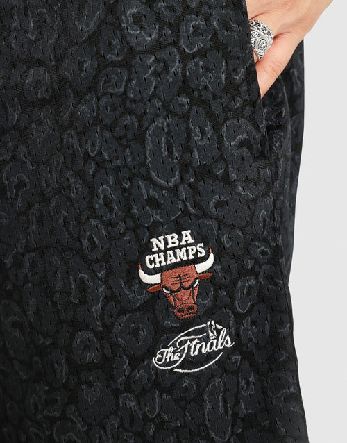 Leopard Script Shorts Chicago Bulls