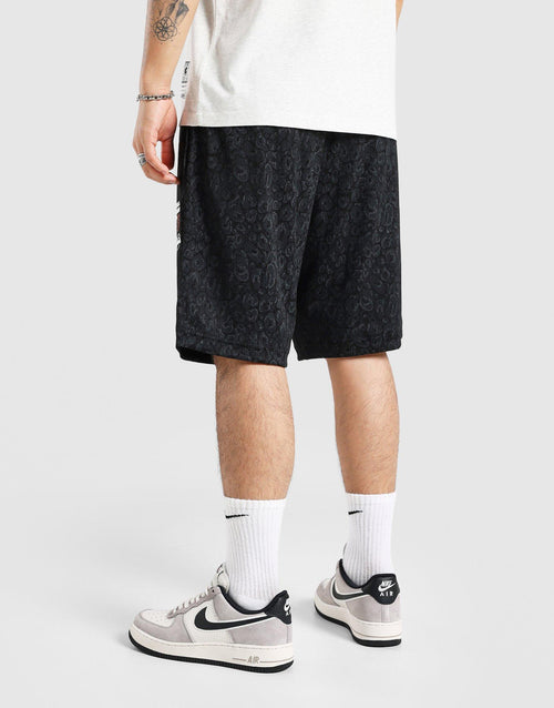 Leopard Script Shorts Chicago Bulls