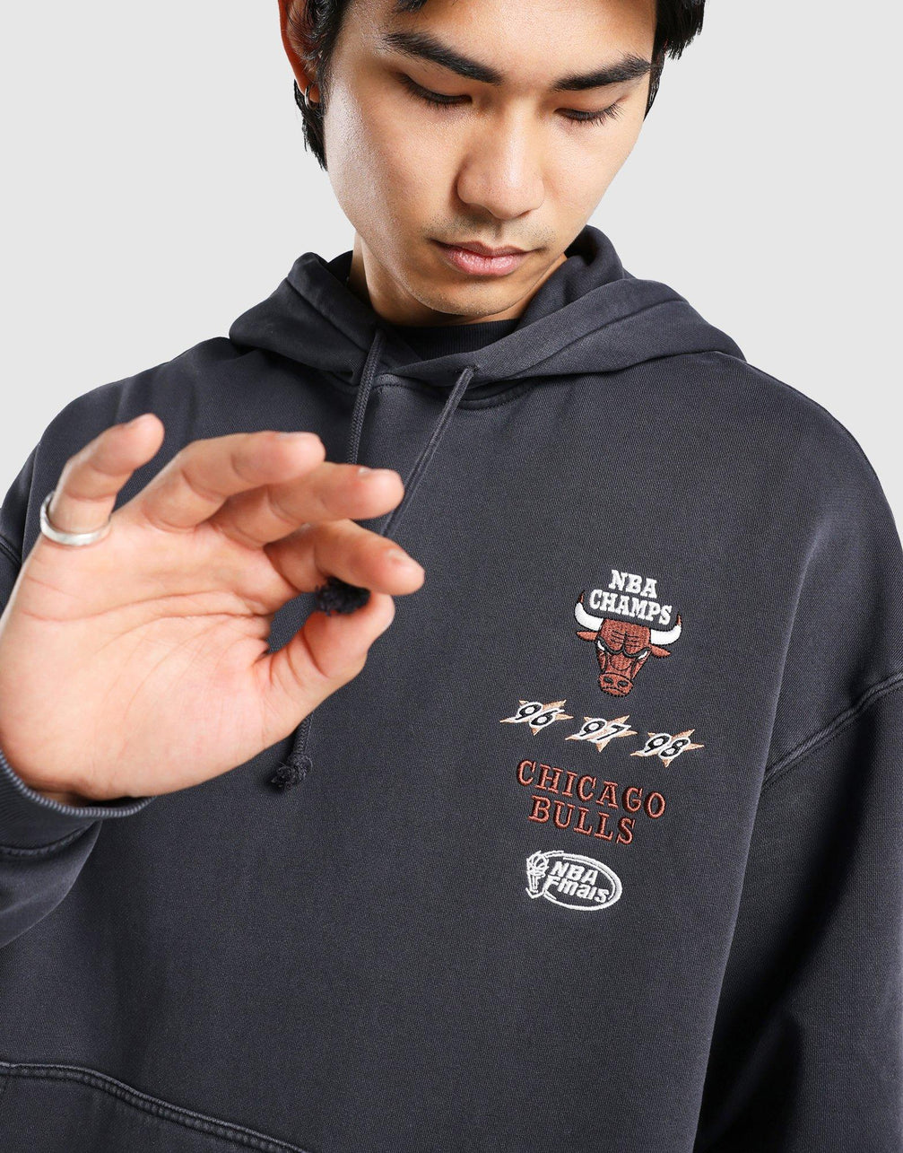 Mitchell & Ness Back 2 Back Hoodie Chicago Bulls