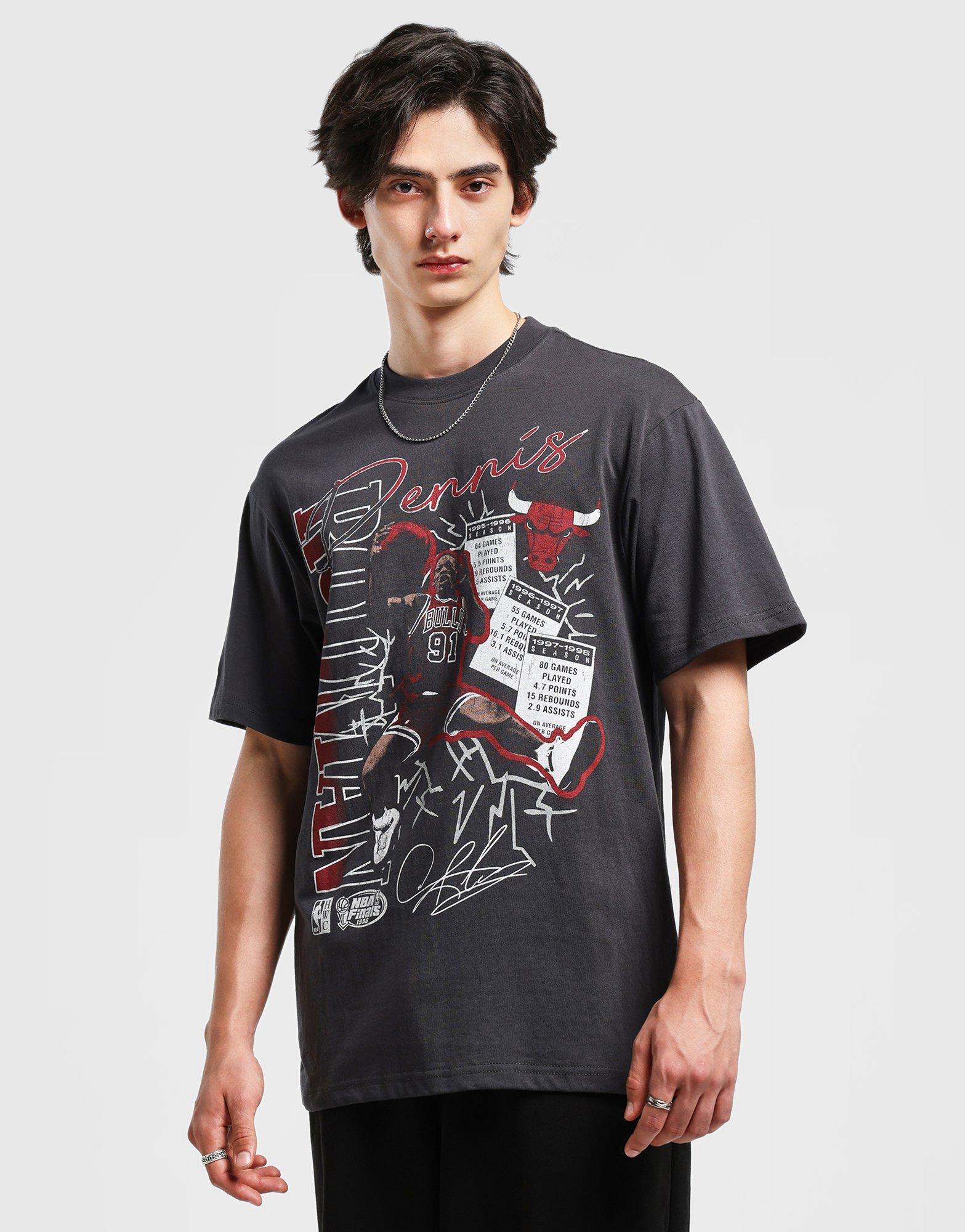 Black Mitchell & Ness Player Ticket T-Shirt - JD Sports Singapore