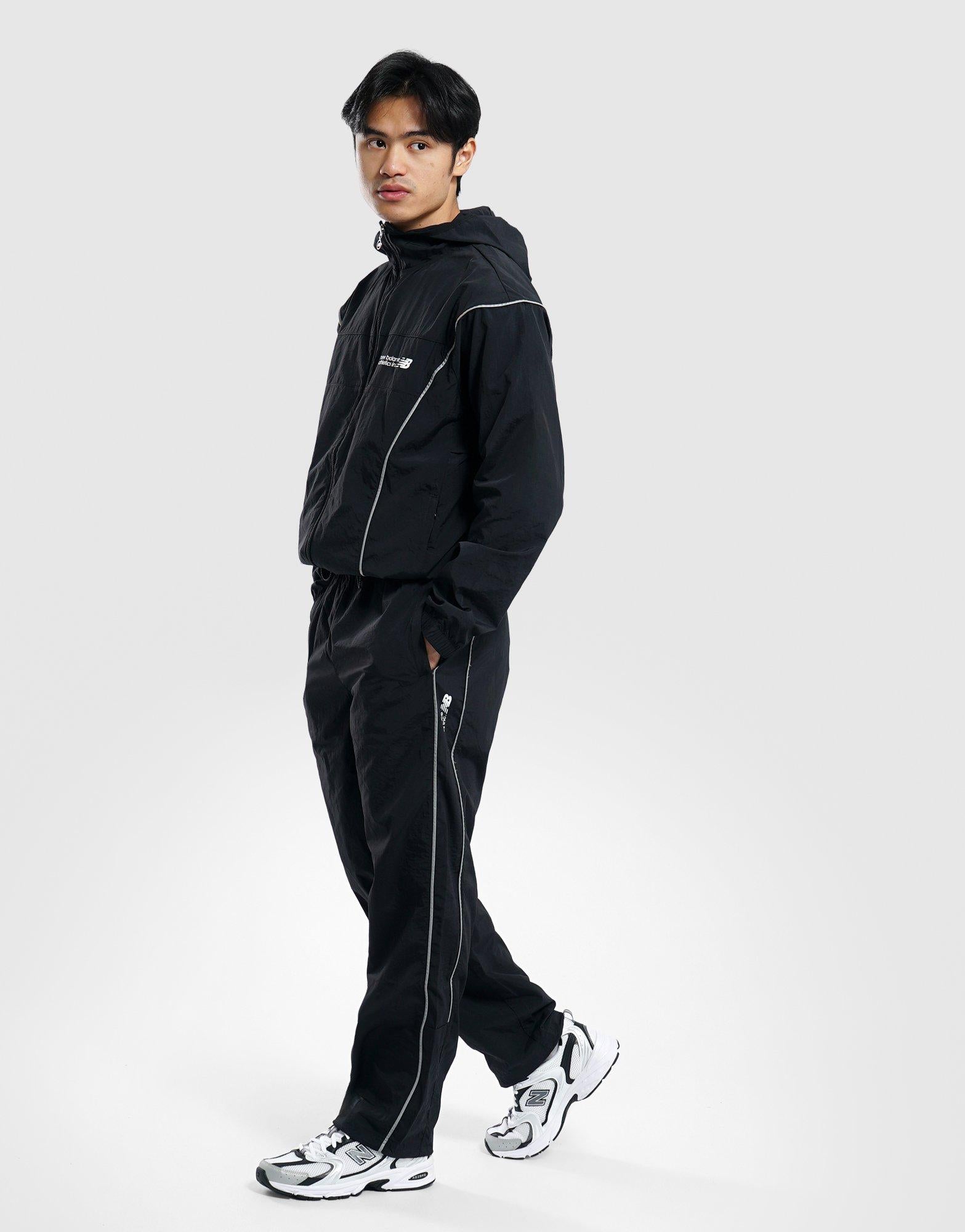 Black New Balance Vision Woven Track Pant - JD Sports Singapore