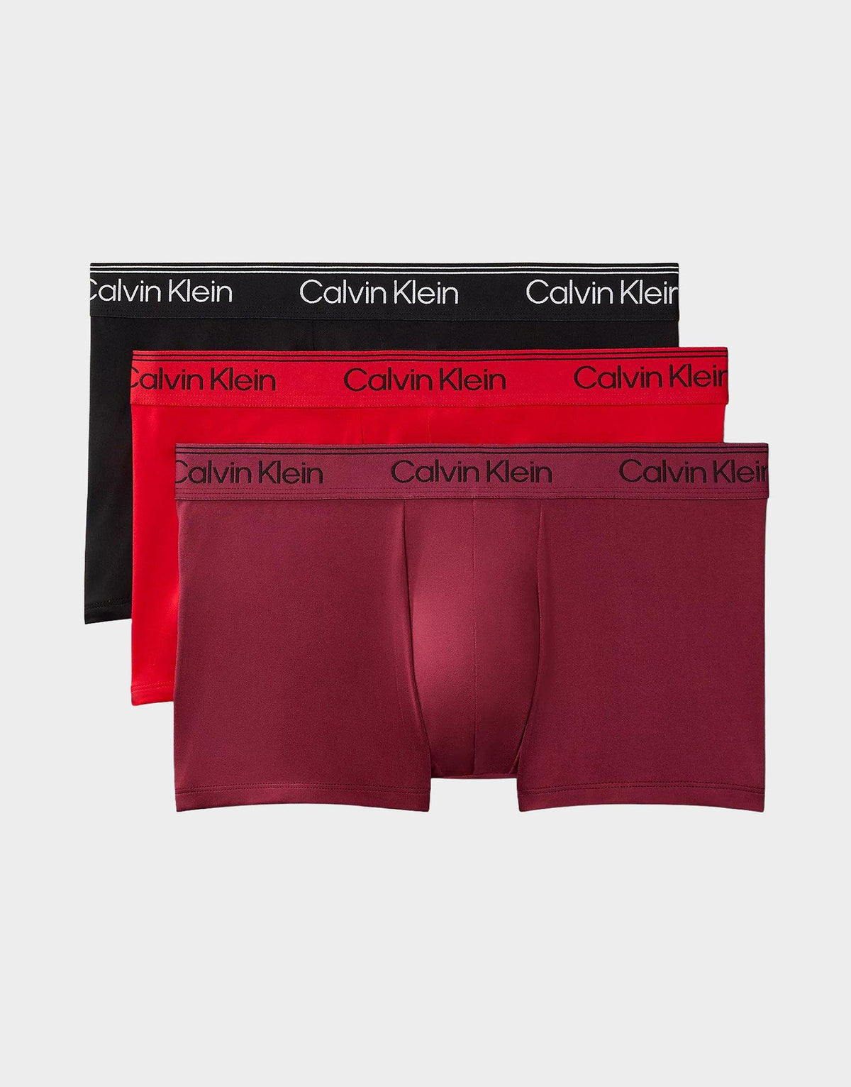 Microfibre Stretch Low Rise Trunks 3 Pack