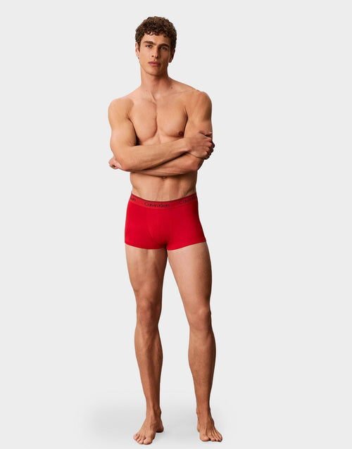 Microfibre Stretch Low Rise Trunks 3 Pack
