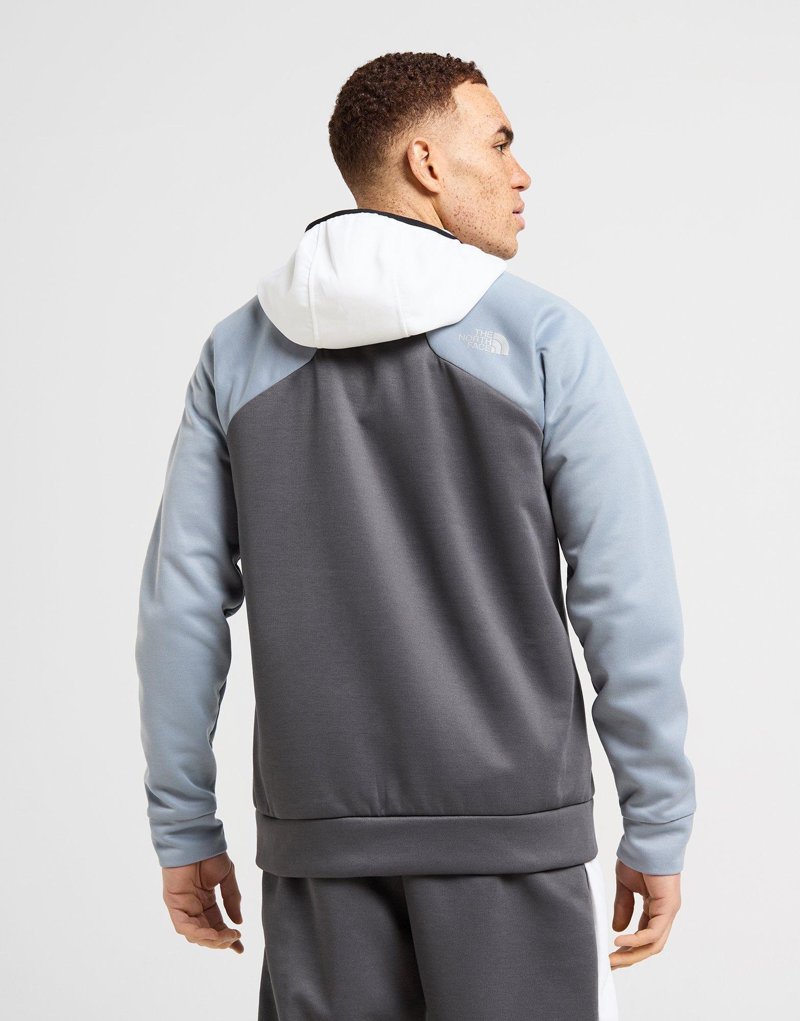 Grey The North Face Tek Full Zip Hoodie - JD Sports Singapore