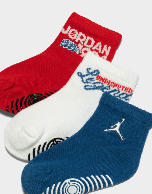 MJ America Quarter Socks Infant's 3 Pack