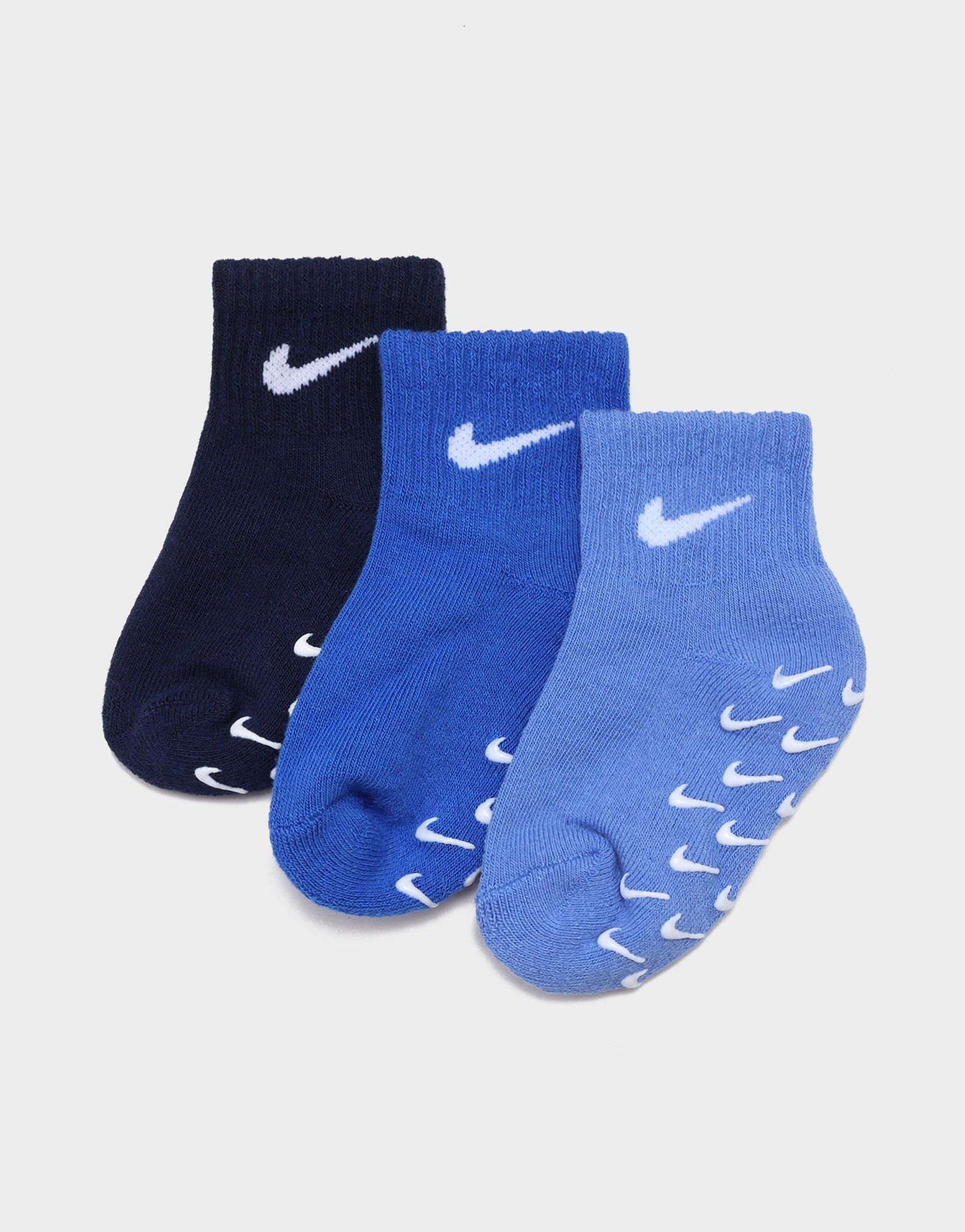 3-Packs Gripper Quarter Socks Infant's