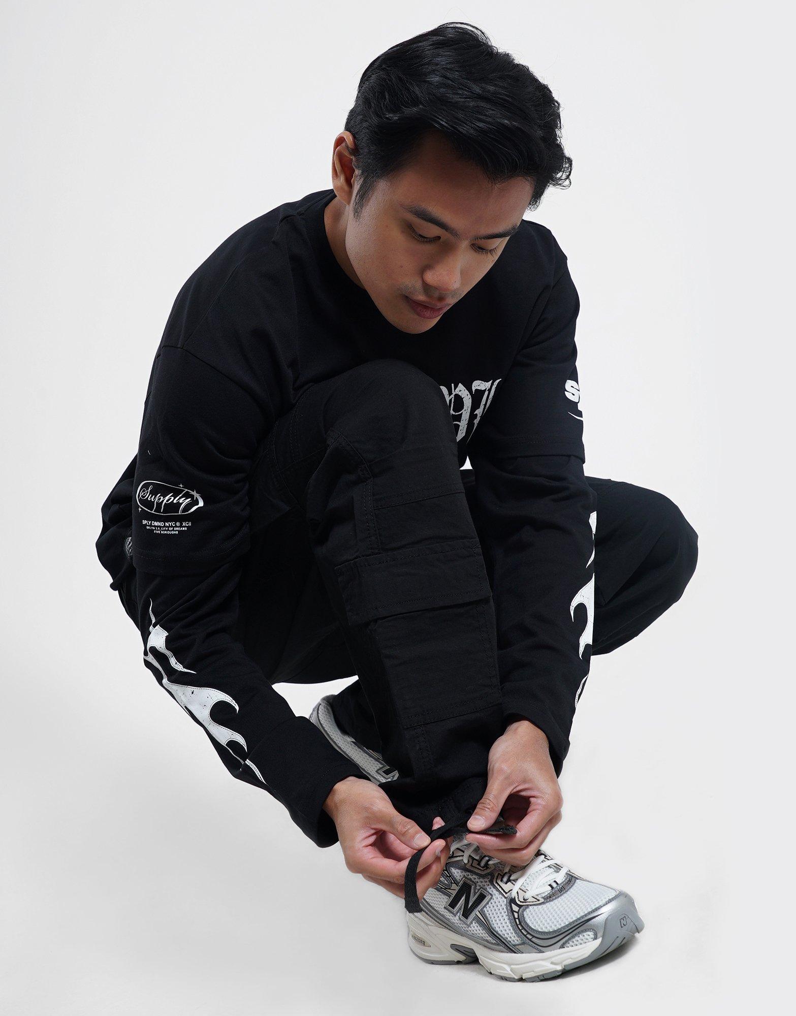 Strap Cargo Pants