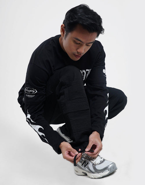 Strap Cargo Pants