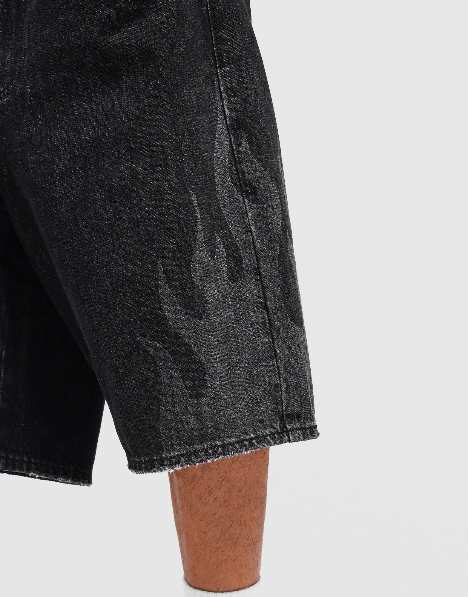Black Supply & Demand Quay Flame Shorts - JD Sports Singapore