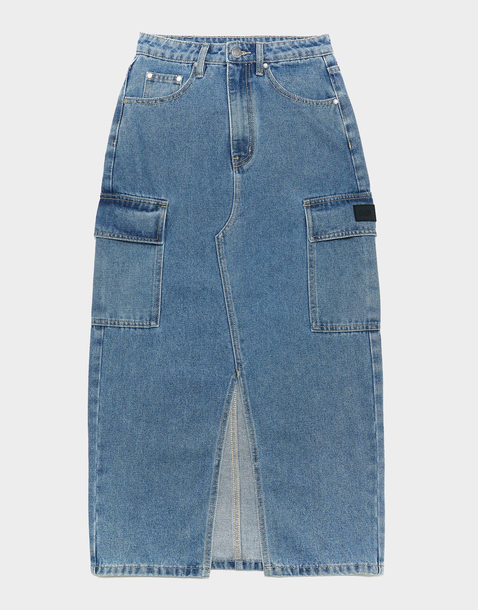 Maxi Denim Skirt