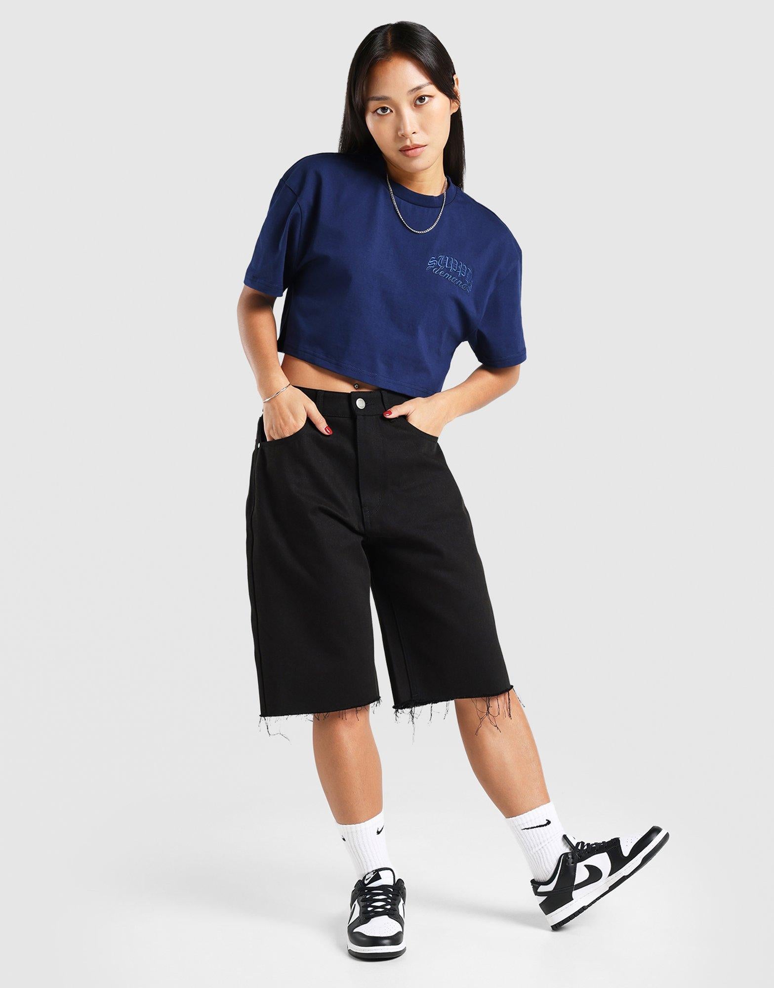 「初期」 STARTEAM Jorts Grey Supply & Demand Bleek Jort - JD Sports Singapore