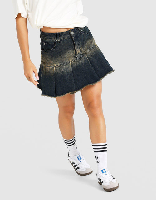 Star Pleat Skirt