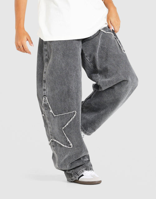 Star Barrel Jeans