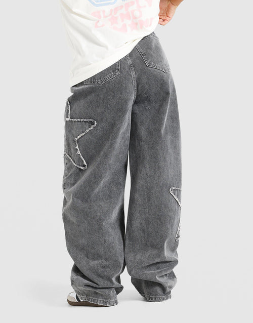 Star Barrel Jeans