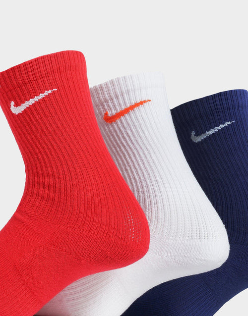 Cushioned Crew Socks 3 Pack