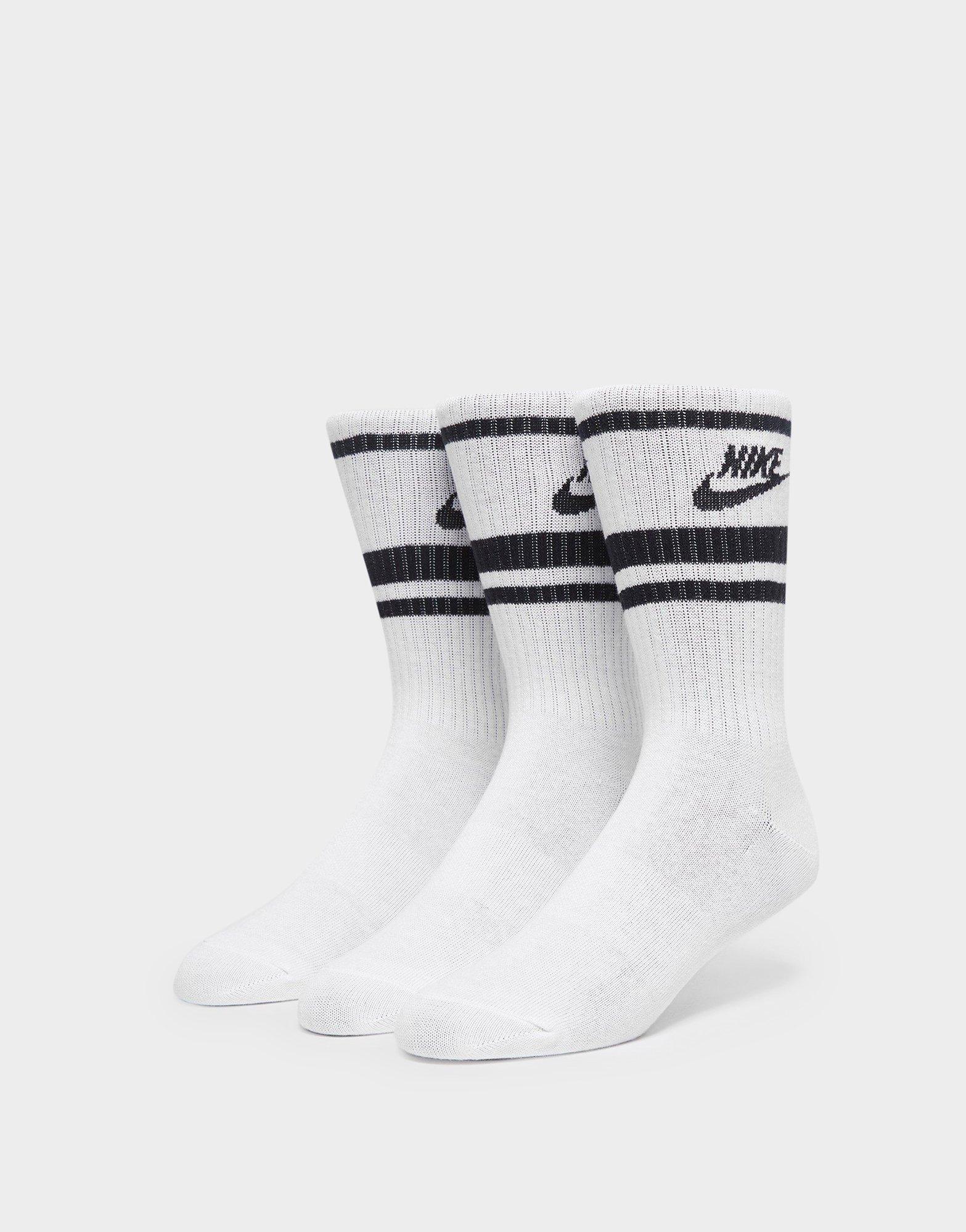 nike white socks jd
