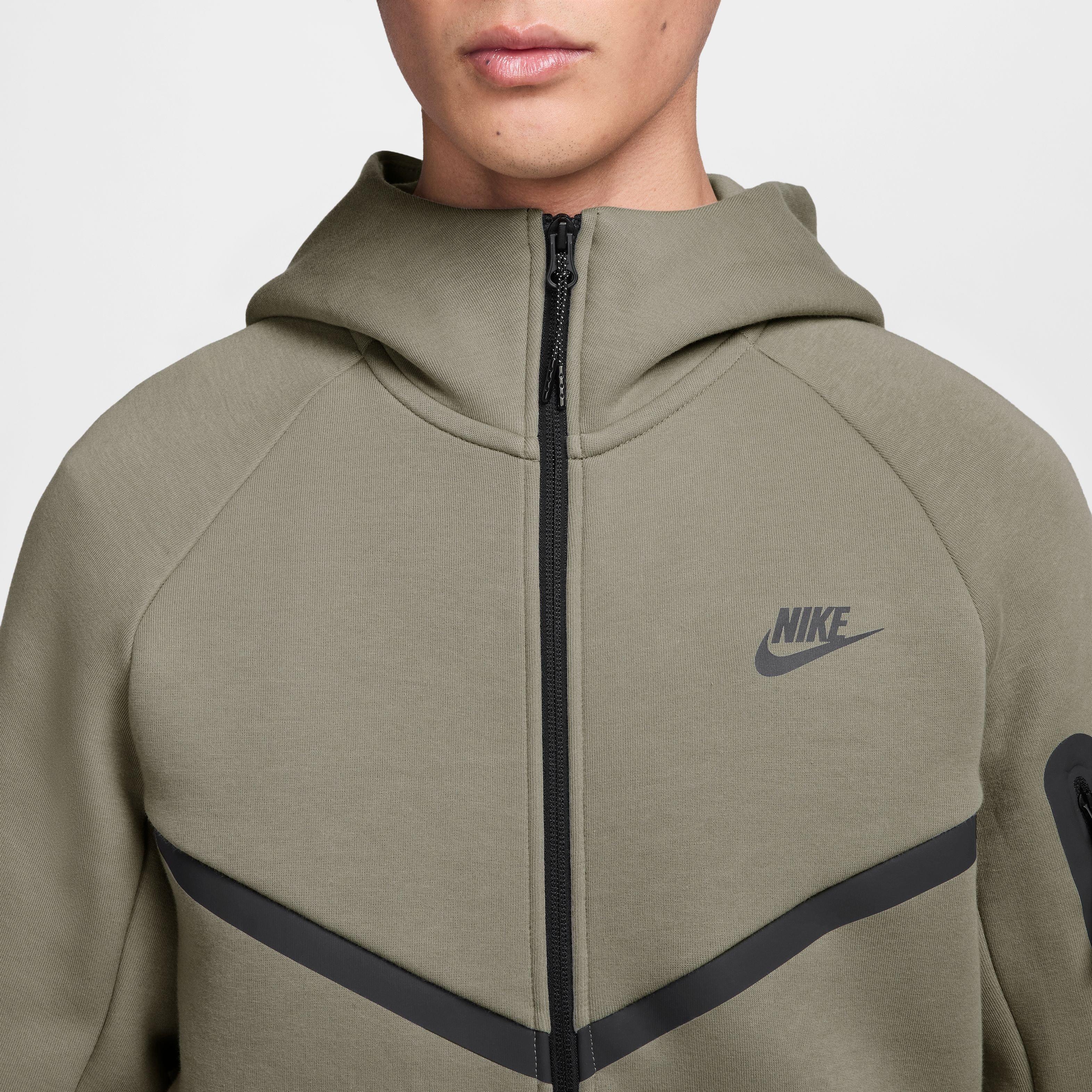 khaki green tech fleece