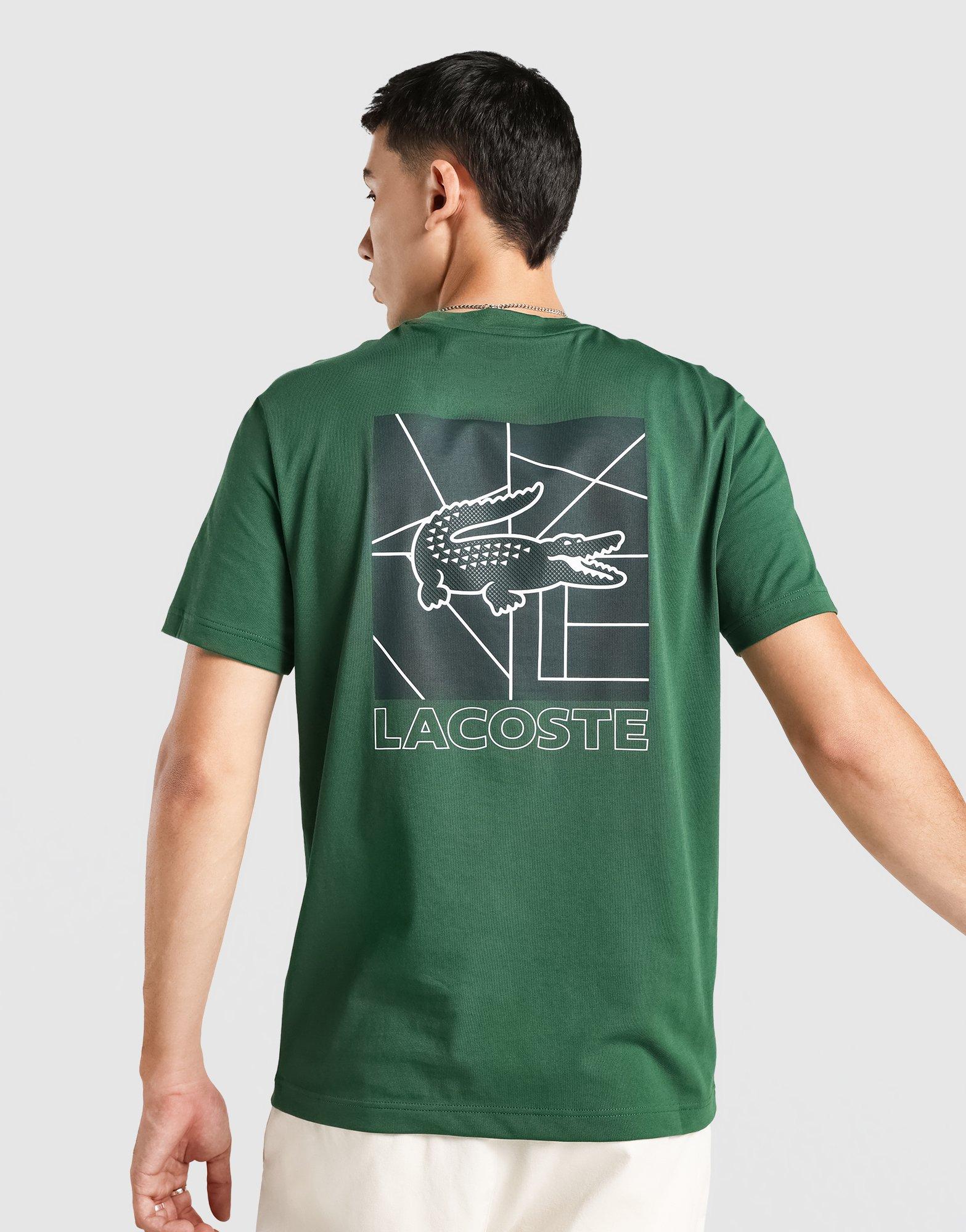 Green Lacoste Urban Graphic T-Shirt - JD Sports Singapore