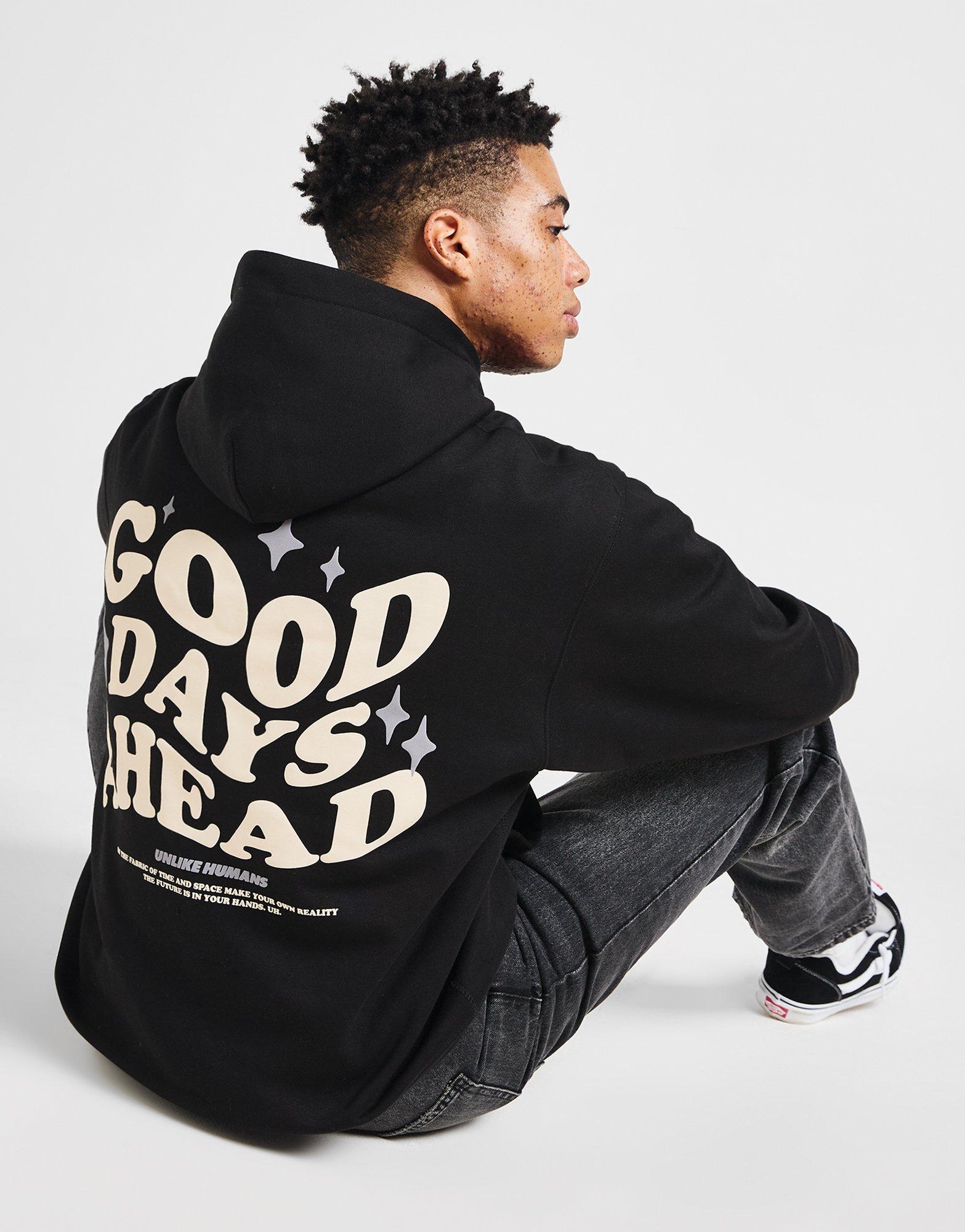 Black Unlike Humans Good Days Hoodie - JD Sports Singapore