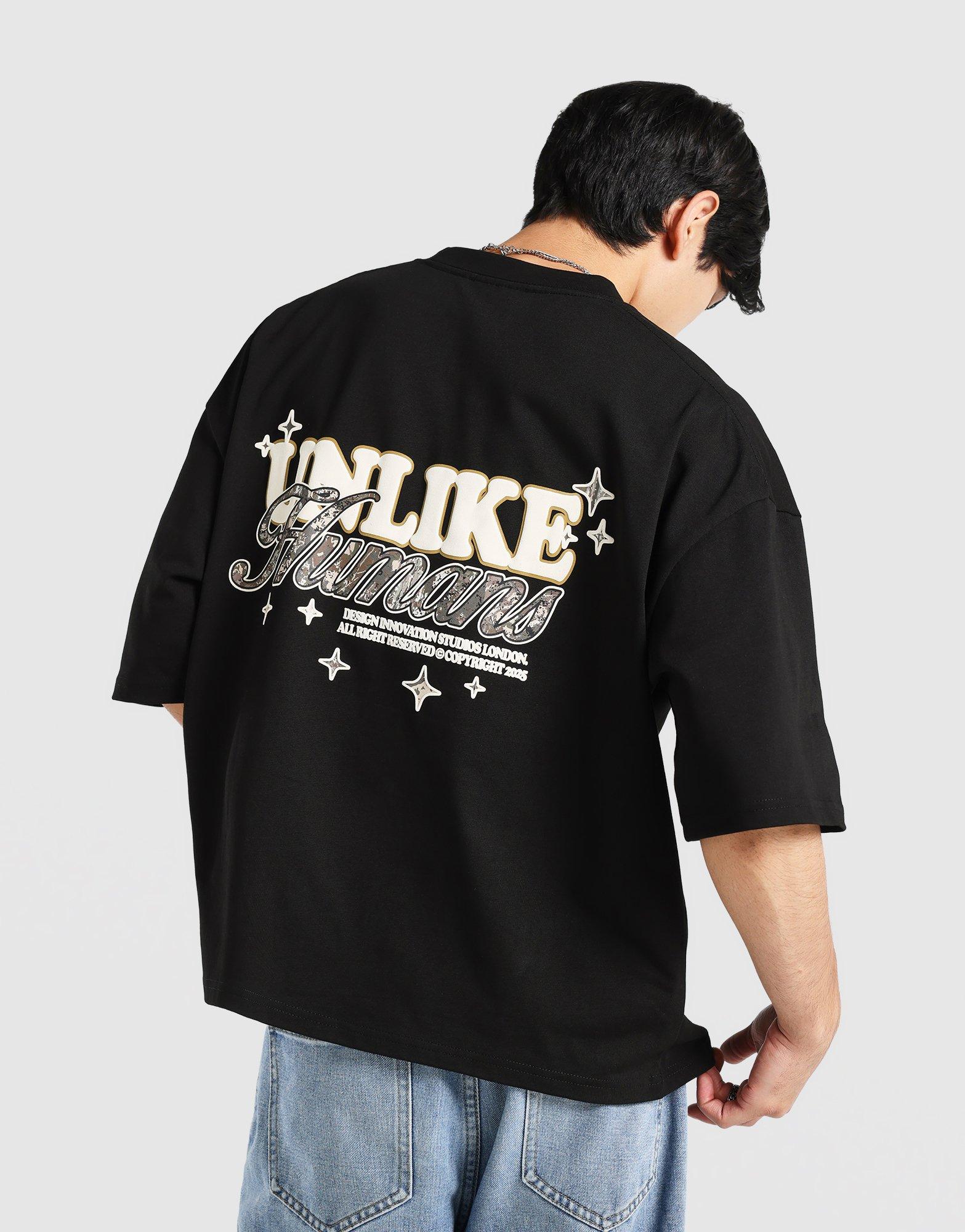 Black Unlike Humans Steel T-Shirt - JD Sports Singapore