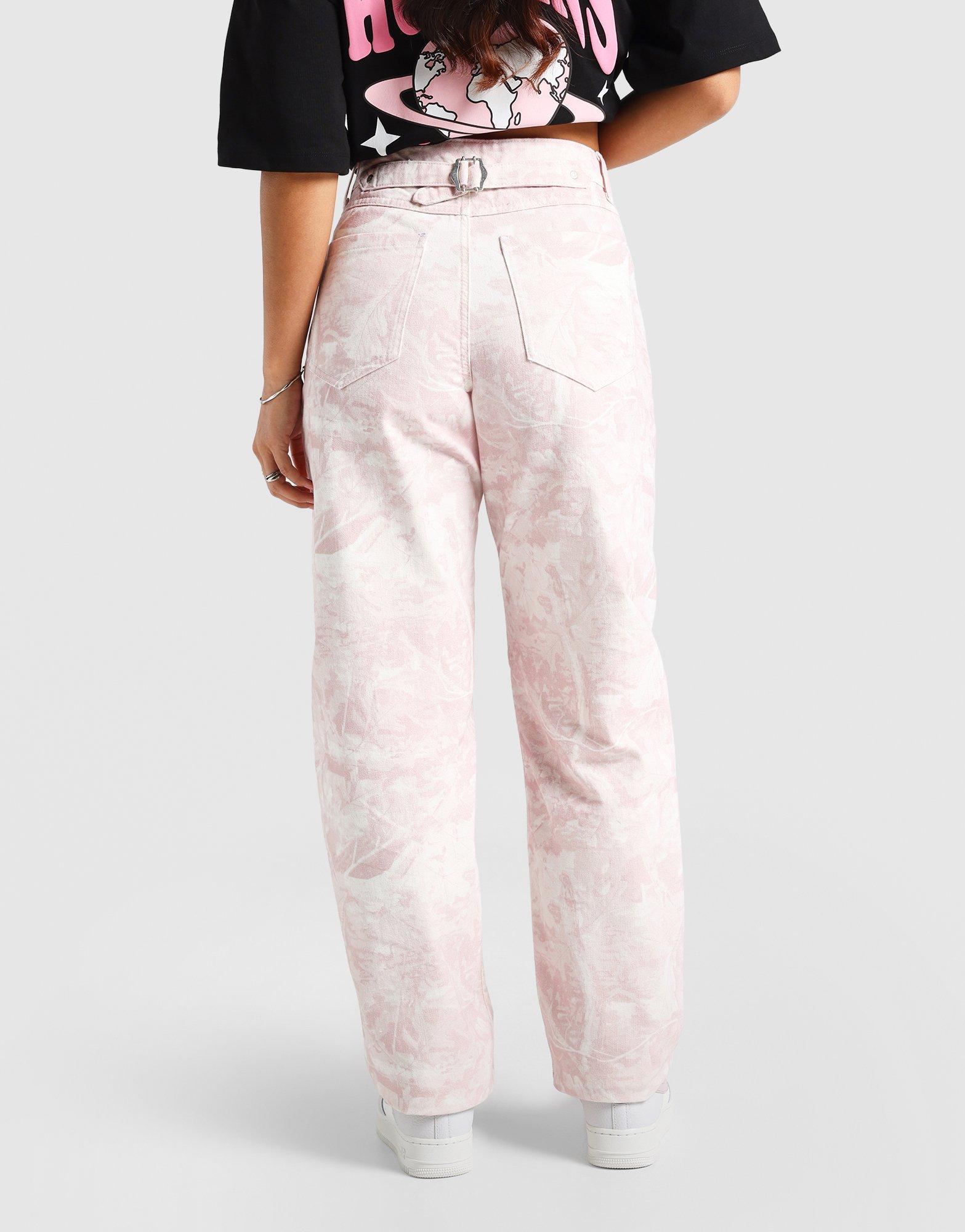 Pink Unlike Humans Baggy Jeans - JD Sports Singapore