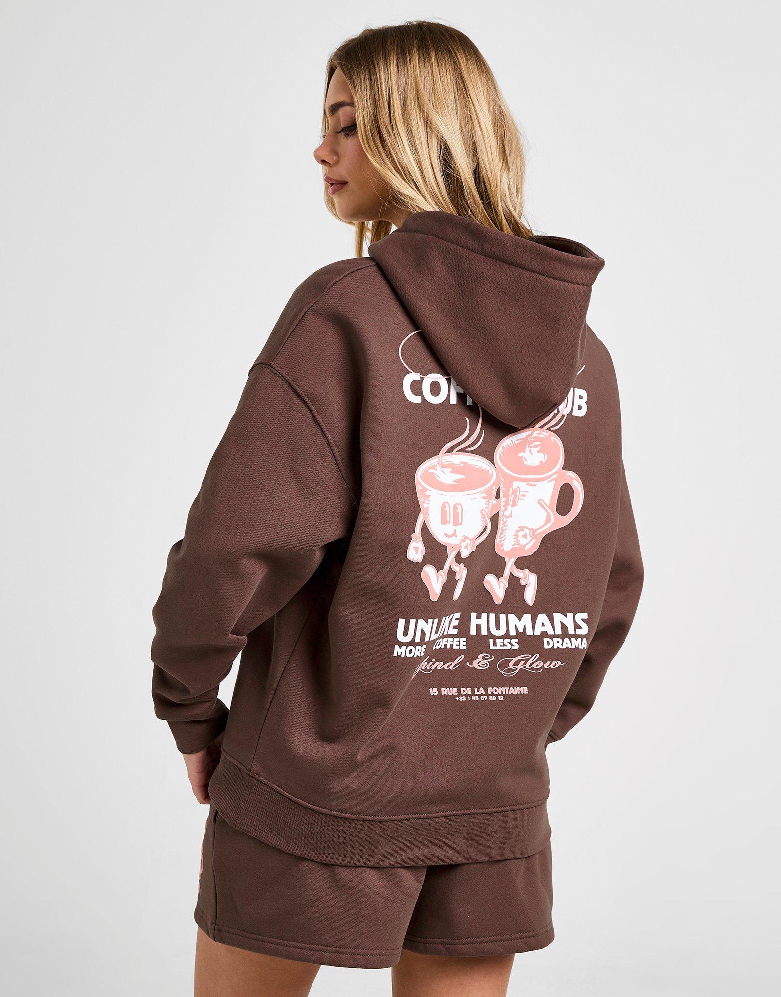 Brown Unlike Humans Hoodie - JD Sports Singapore