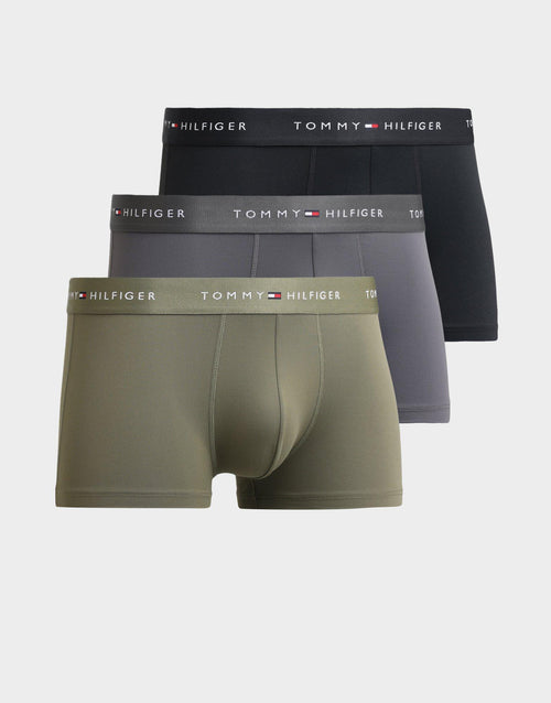 3-Pack Essential Signature Waistband Low Rise Trunks