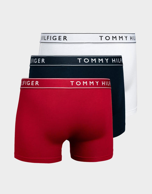 3-Pack Essential Logo Waistband Trunks