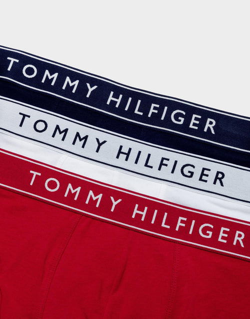 3-Pack Essential Logo Waistband Trunks