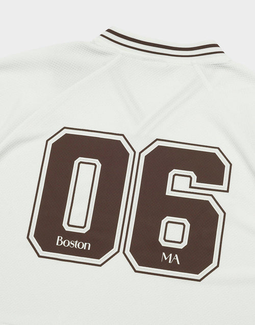 Crop Rib Sport Jersey Short Sleeve Top