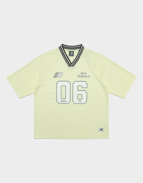 Rib Sport Jersey Short Sleeve Top