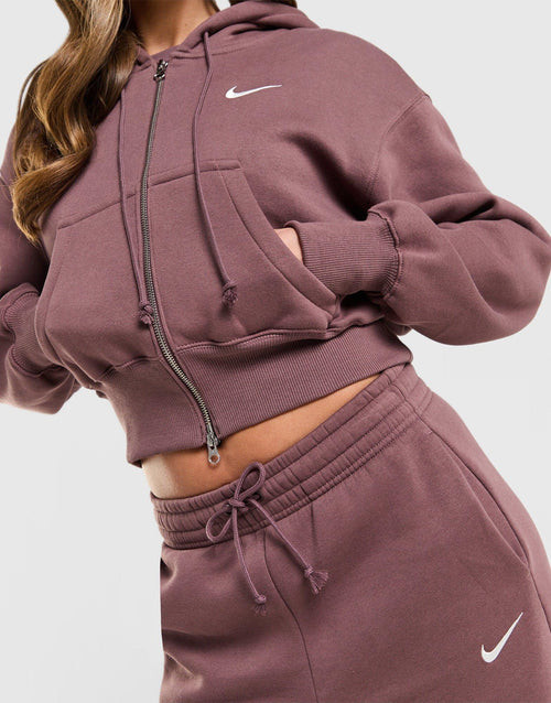 Phoenix Crop Full Zip Hoodie