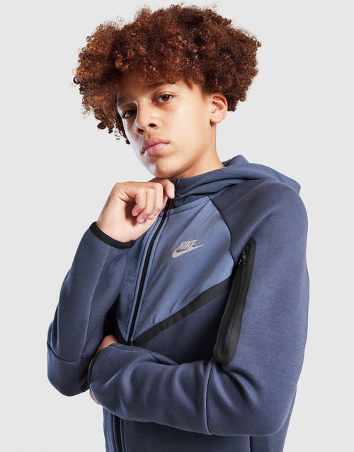 Tech Mix Full Zip Hoodie Junior's