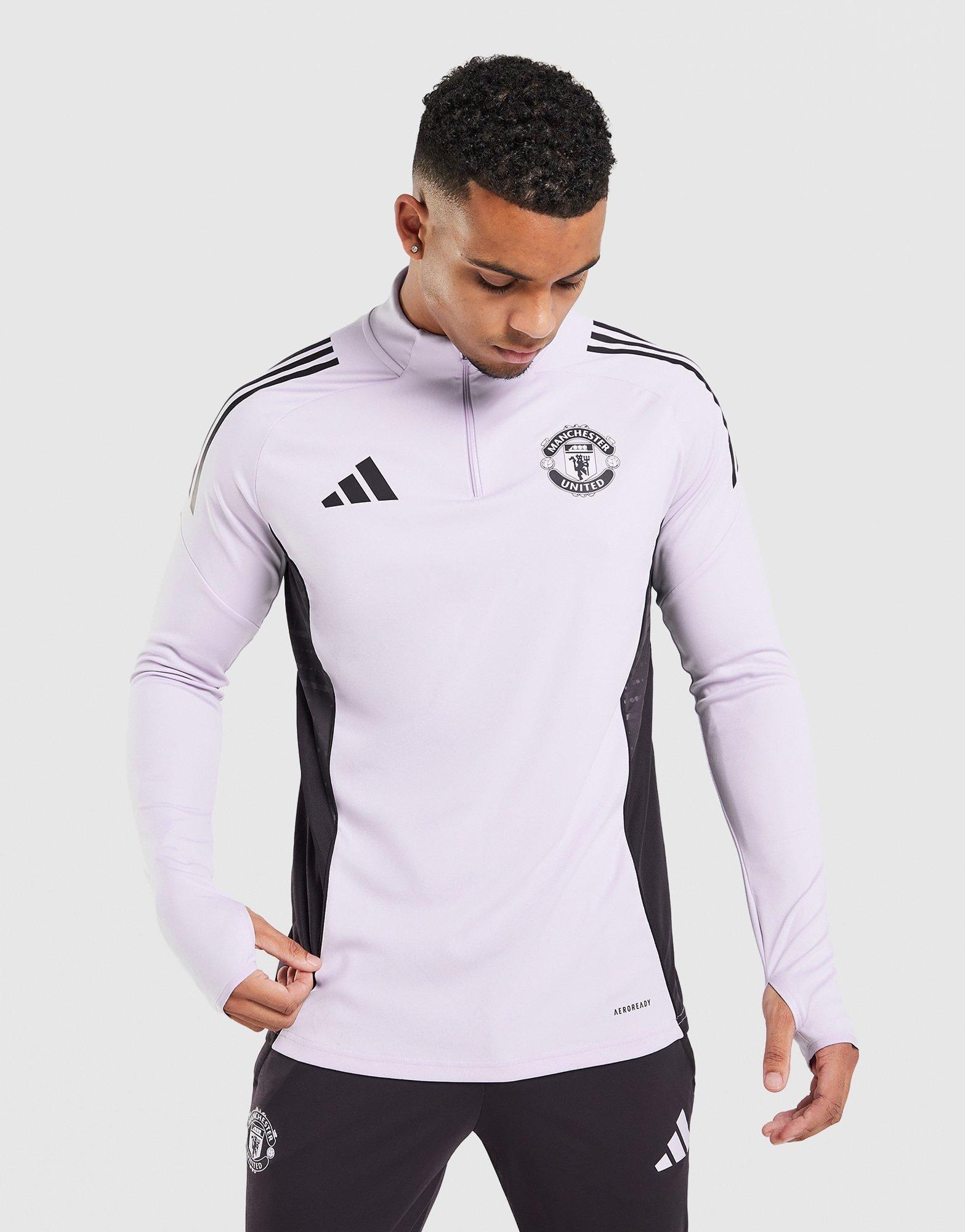 Purple adidas Manchester United FC Training Top - JD Sports Singapore