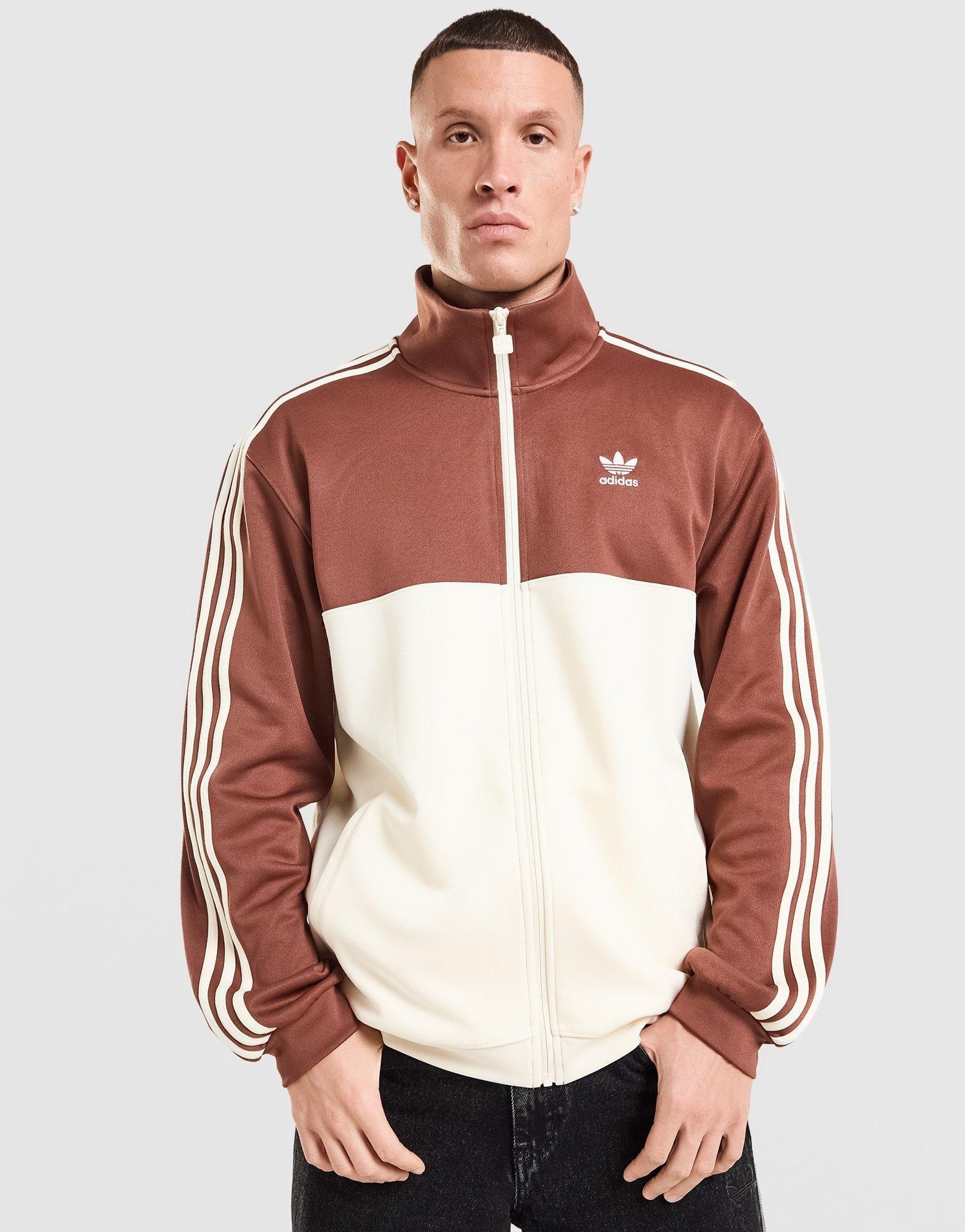 Brown adidas Vintage Track Top - JD Sports Singapore