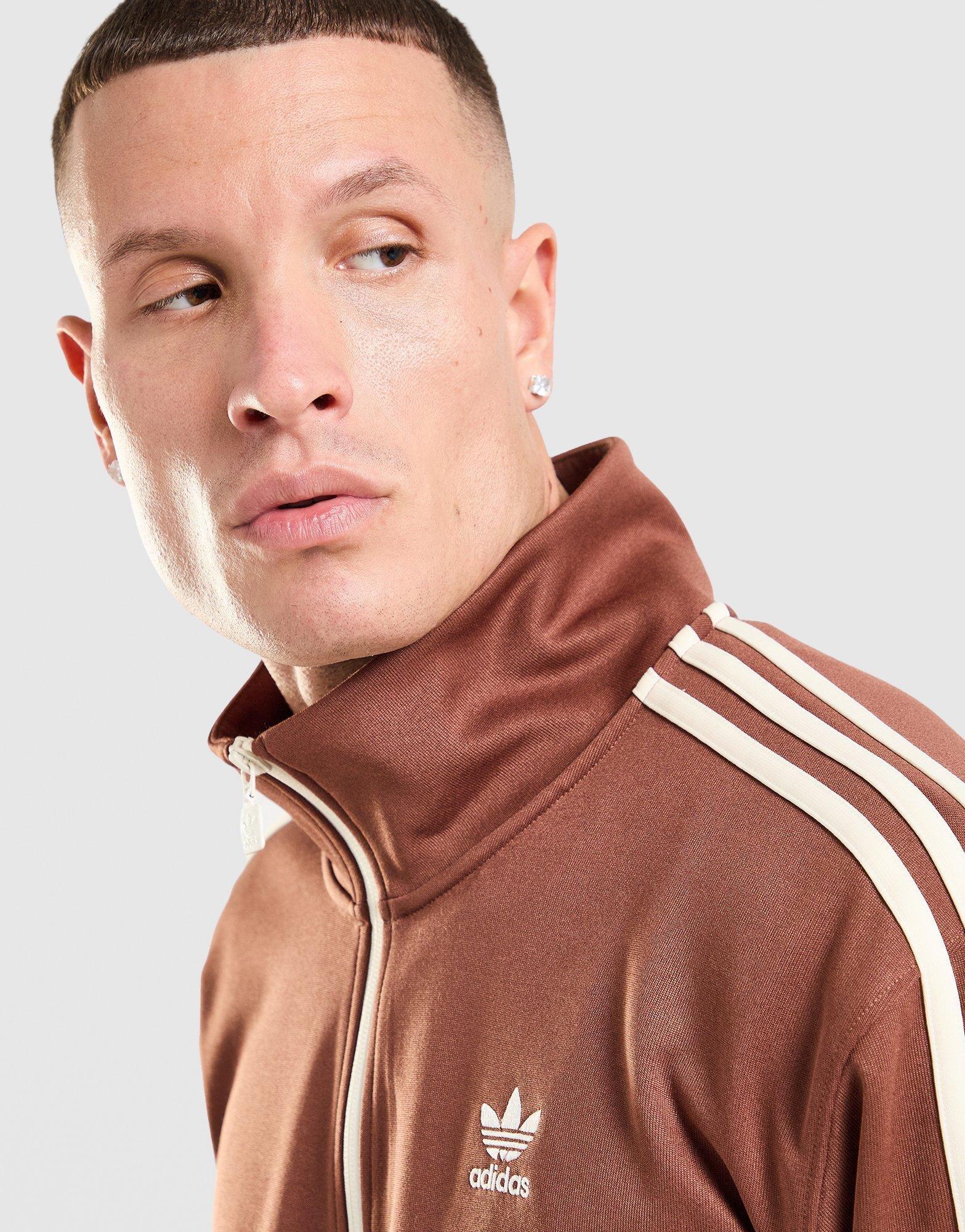 Brown adidas Vintage Track Top - JD Sports Singapore